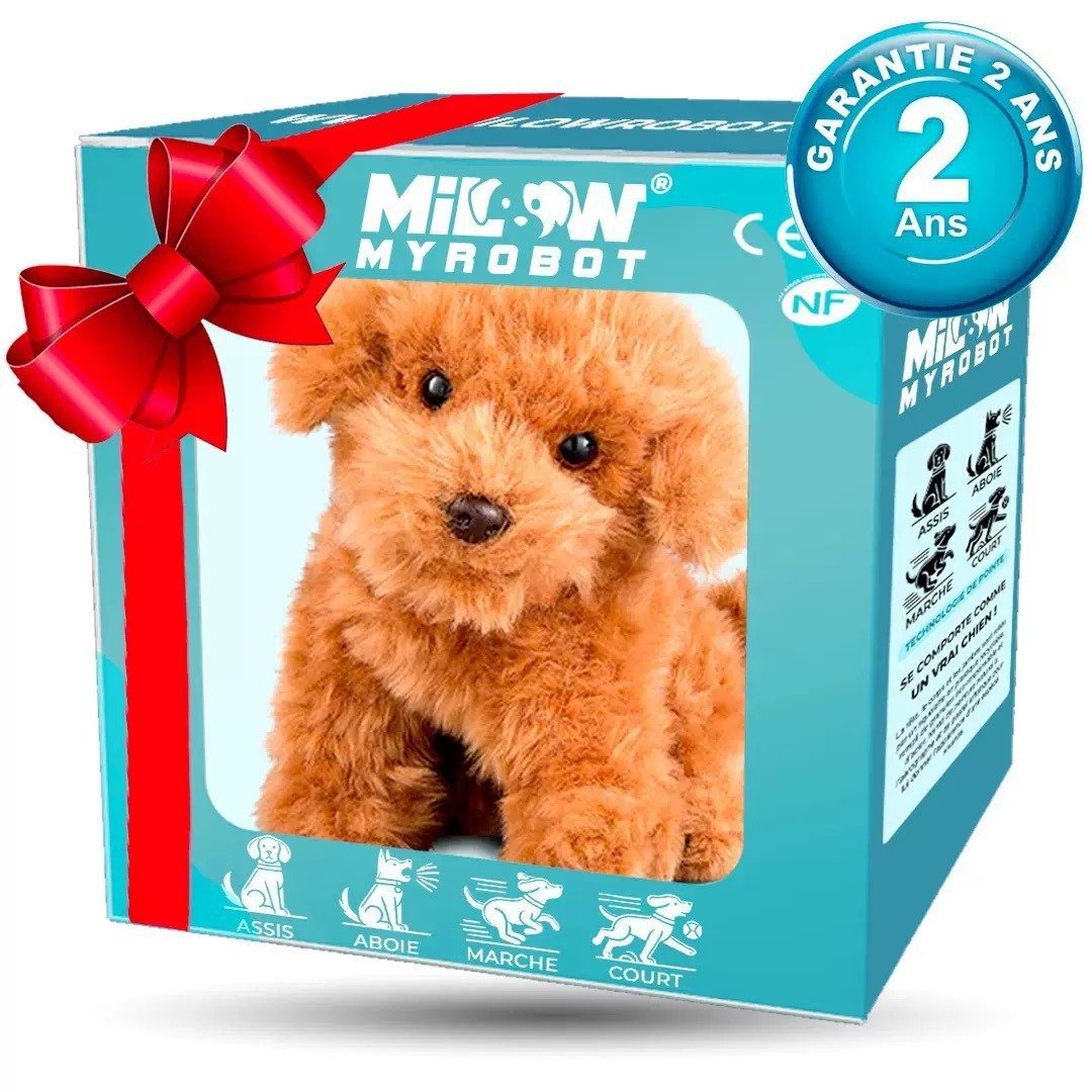🏆2026 New Realistic Robotic Dog Plush Toy