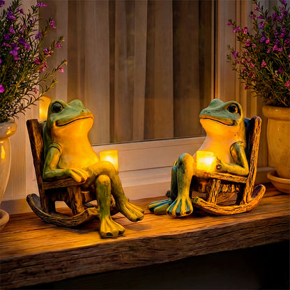 🔥Hot Sale 49% Off✨Solar Glowing Garden Frog🐸