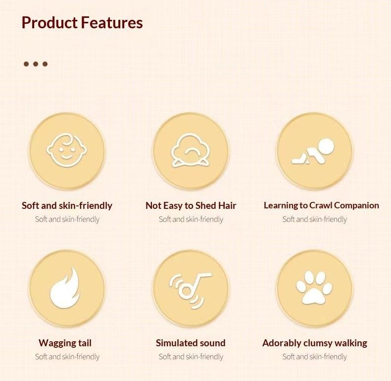 🏆2026 New Realistic Robotic Dog Plush Toy