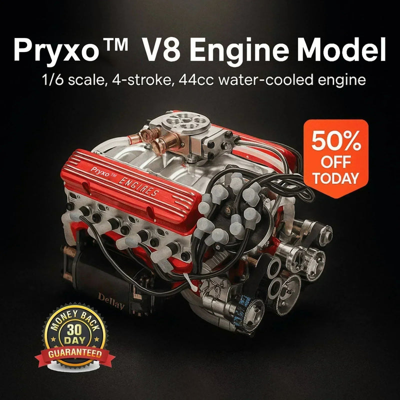 🏆 10,000 Sold This Week✨Gasoline OHV V8 Small-block Engine Model Kits